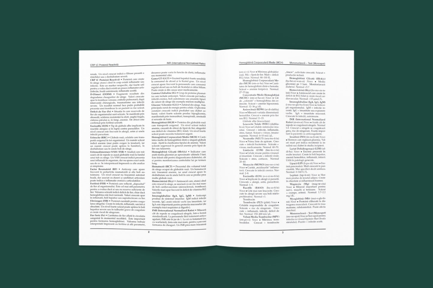 Pe limba pacientului - scurt dicționar medical